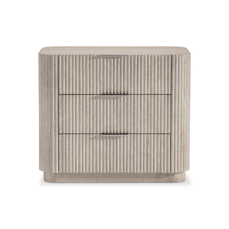Bernhardt Lucerne 3 Drawer Nightstand, 34"