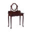 Ensemble coiffeuse avec tabouret et miroir Umer