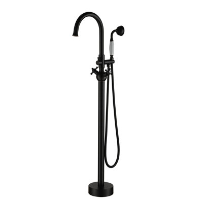 2 Handle Freestanding Tub Filler with Diverter