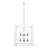 5 - Light White Lantern Pendant