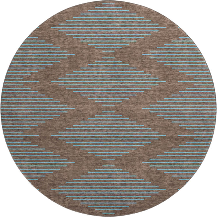 Premium Machine Washable Jahnke AMF1017 Geometric Rug