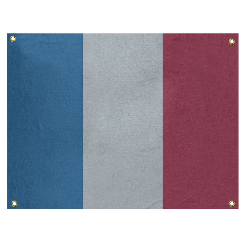 Colorado Polyester Tapestry, 59" H x 80" W x 2" D, Blue/Silver/Burgundy