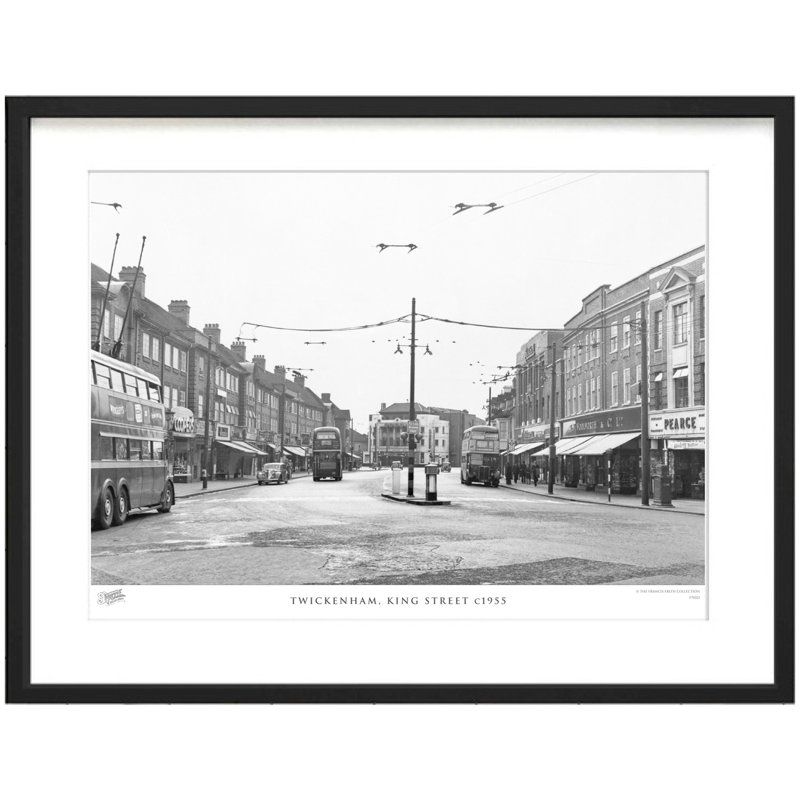 Twickenham, King Street C1955 by Francis Frith - Single Picture Frame Print, 28cm H x 36cm W x 2.3cm D