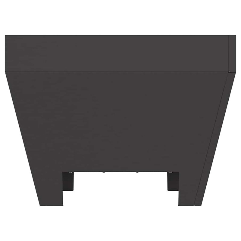 Deck Fire Pit, Black, 38cm H x 50cm W x 50cm D