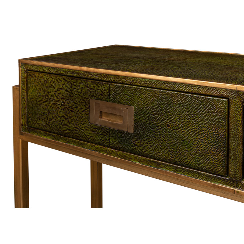 Shagreen 64'' W Console Table, Leaf