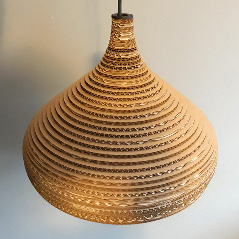 Thilebrook 1 - Light Cone Pendant, 27cm H x 40cm W x 40cm D