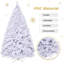 Arbre de Noël artificiel pin blanc-177184304