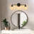 3-Light Dimmable Bathroom Vanity Light, Modern Light Fixtures with  with Clear Glass Shades (3 B11 Bulbs Included)-1977788859