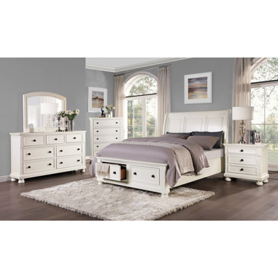 Mouath Bedroom Set 5 Piece: Bed, Dresser, Mirror, Nightstand, Chest -  Canora Grey, E2AE8981885E4B5CA400B381A1CB0413