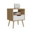 Table de chevet, 1 tiroir, 1 tablette