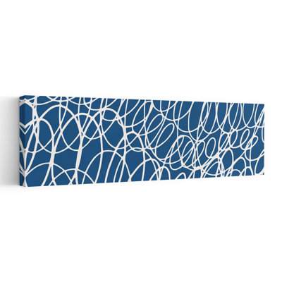 Abstract Looping Lines Abstract Minimalist Modern Wall Art