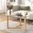 Round Glass Coffee Table-1514080864