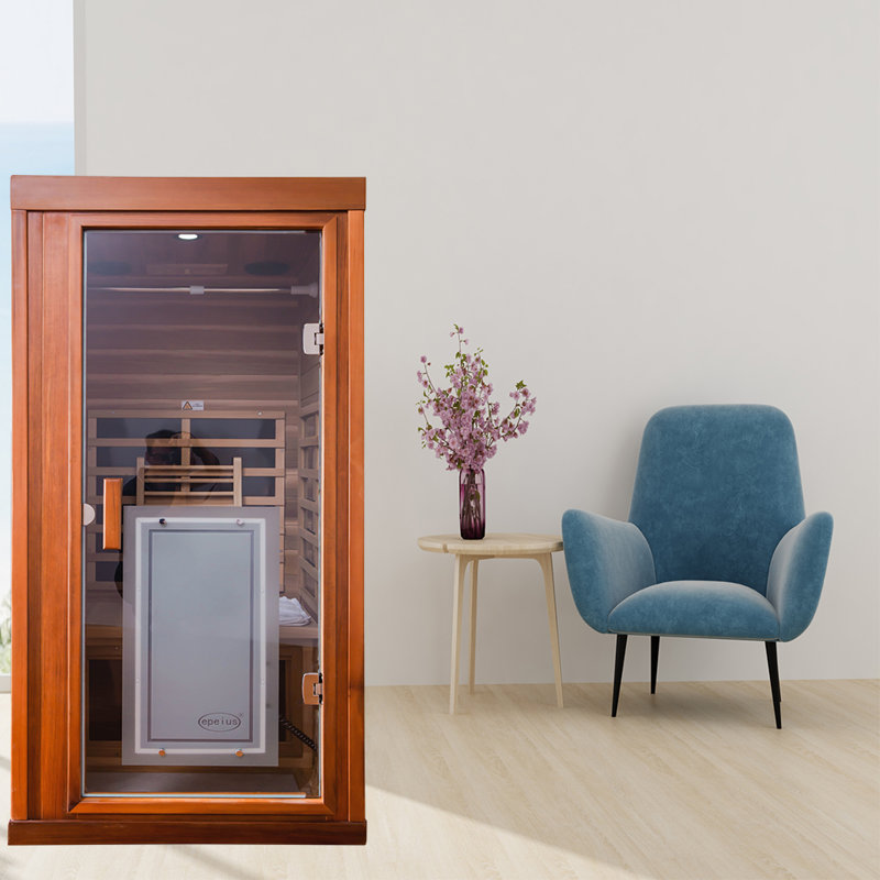 Multifunction Far Infrared Sauna Room With Timing And Temperature Setting Function (Wood)