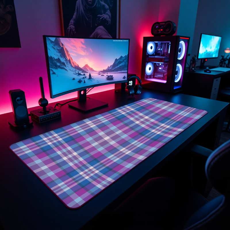 Polyester Desk Pad, 31.5x15.5
