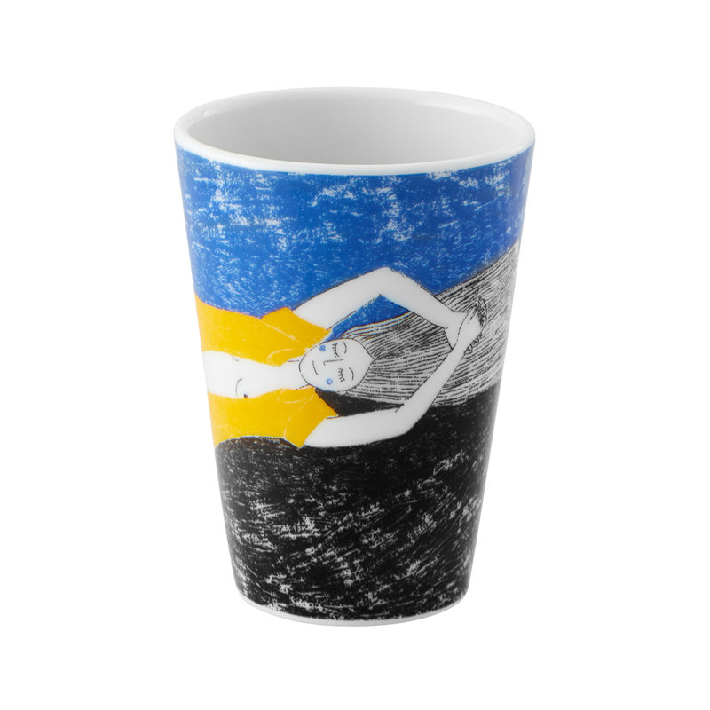Porcelain Espresso Cup and Saucer