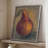 Pear II Framed Print - Solid Wood