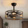 Khemani 20" Farmhouse Caged Ceiling Fan With Light Kit and Remote Control