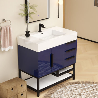 Meuble-lavabo simple l 36 po x P 20 po x H 36 po