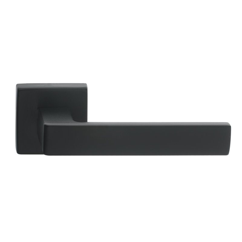 Techna Latch Door Handle, Black