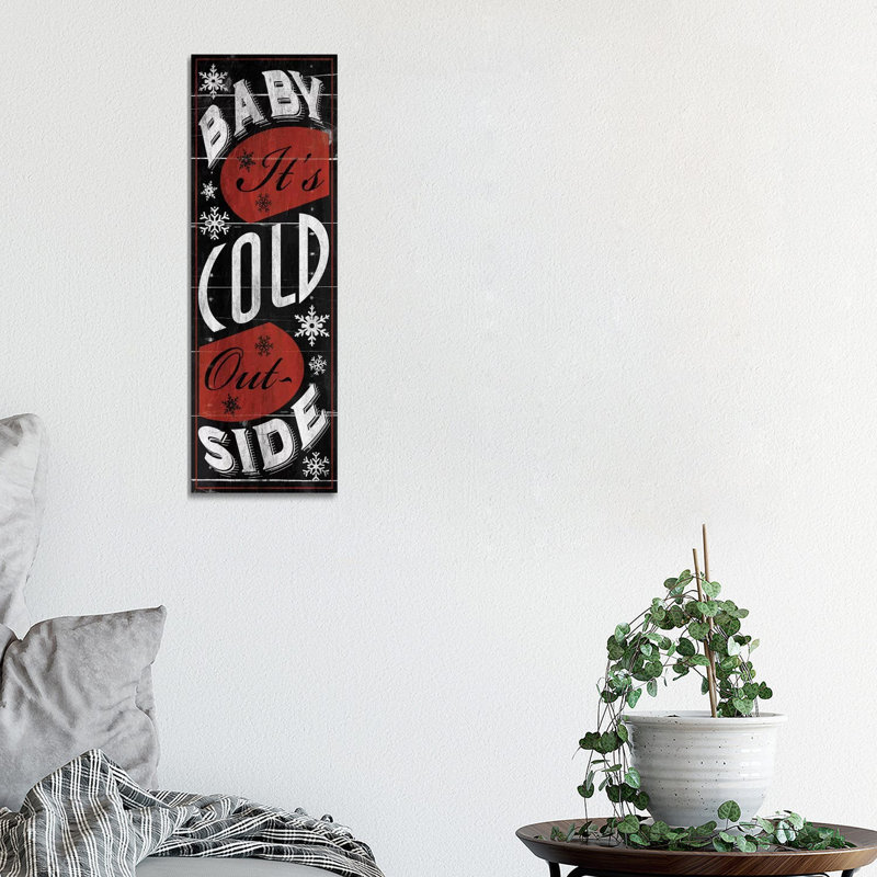 Baby Its Cold by Jace Grey - Wrapped Canvas Panoramic Print, 30.48 cm H x 91.44 cm W x 1.91 cm D