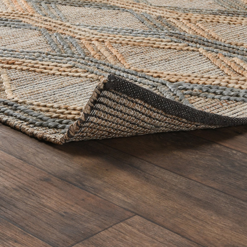 Geometric Area Rug, Rectangle 5' x 8'