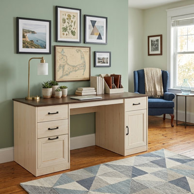 Hitchin 61'' Wide 4 Drawer Modern Farmhouse Writing Desk