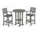 Lakeside 3-Piece Round Bar Arm Chair Set