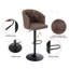 Tabouret de bar pivotant à hauteur réglable-57606865