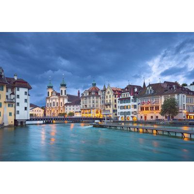 Ermanno Lucerne, Switzerland by RudyBalasko - Wrapped Canvas Print