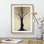 Simplistic Tree - Framed Print
