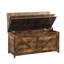 Banc de rangement pour hall d'entrée rétro avec charnières, assemblage facile-1066027205
