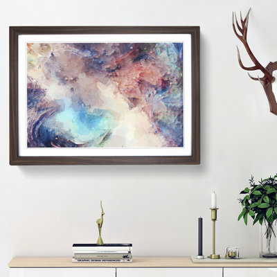 Stormy Times in Abstract - Framed Print