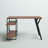 Aldred Modular L-Shaped Steel Writing Desk