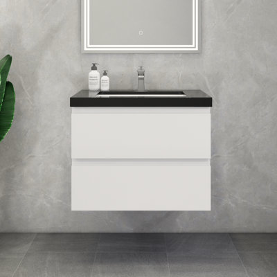 Ensemble de meuble-lavabo mural simple 30 po McConnico