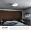 Plafonnier encastré 1 lumière DEL Dalton-70355758-68127355
