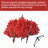 7FT Red Christmas Tree-1379884521