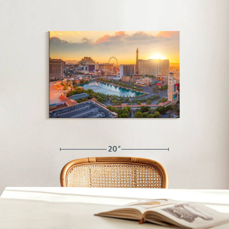 Ravi Sunny Las Vegas, 16" H x 24" W