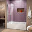 Porte de baignoire pliante semi-sans cadre l 36 po x H 58 po Aqua Fold
