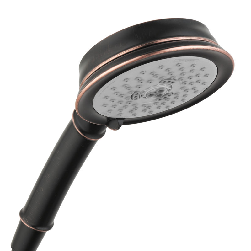 Douchette à main 3 jets hansgrohe Croma 100 Classic, 1,5 gal / min, Bronze huilé