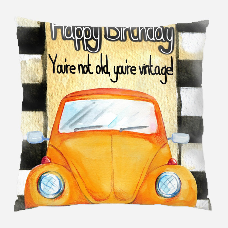 Outdoor Reversible Throw Pillow, Microsuede, Indoor
