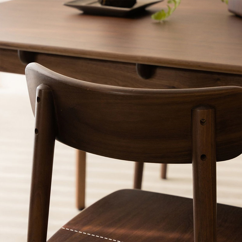 High quality solid wood table set, 29.92"H x 55.11"L x 33.85"W
