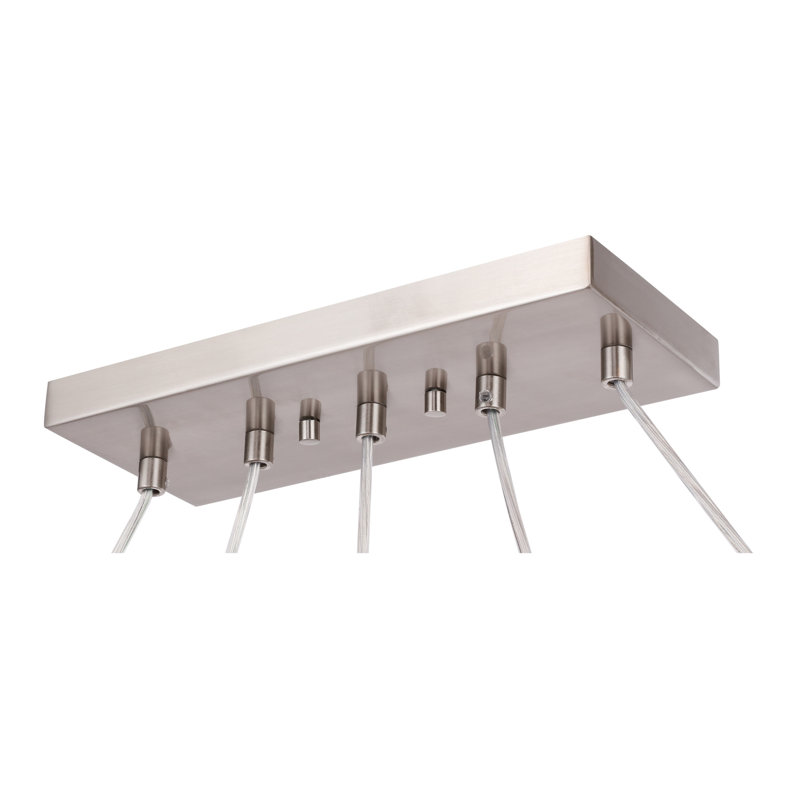 Thiede 5 - Light Kitchen Island Pendant, Nickel, Halogen