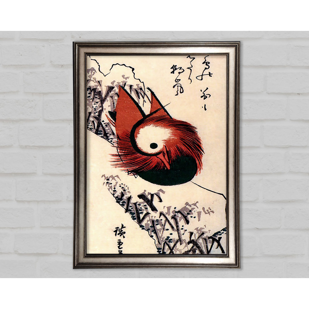 Hiroshige Mandarin Ente - Einzelner Bilderrahmen Kunstdrucke