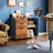 3-Drawer Wood File Cabinet, Mobile Lateral Filing Cabinet, Printer Stand With Open Storage Shelves For Home Office