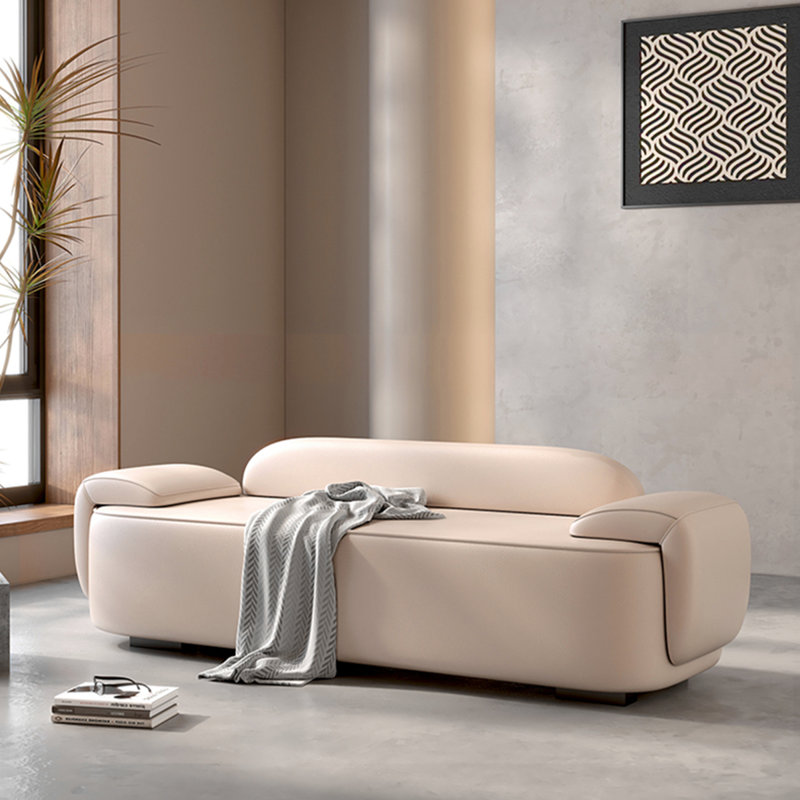 Banc avec revêtement, Beige