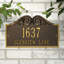 Versailles 2-Line Wall Address Plaque-475298102-475298093