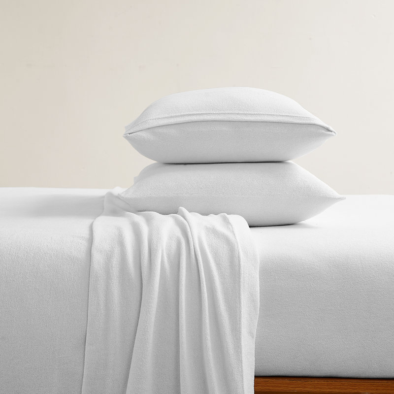 Taie d'oreiller 100% coton , Standard, Gris