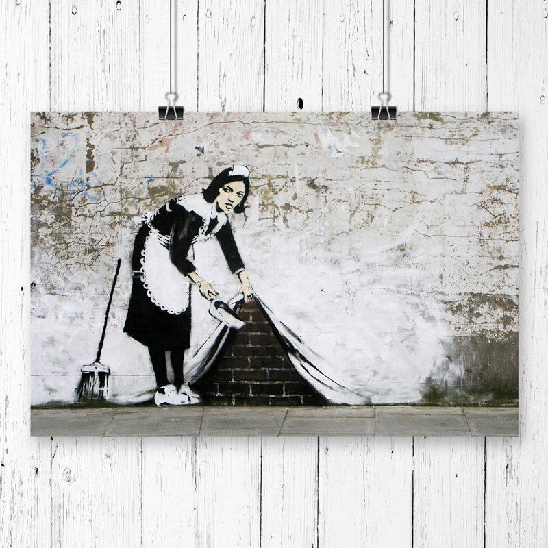 Banksy - No Frame Print, 42cm H x 59.4cm W