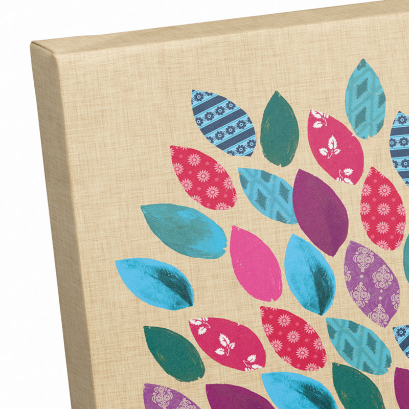 Art sur toile arborescent Belanger, H 11 po x l 14 po x P 1,25 po