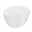 63" Freestanding Solid Surface Glossy White Bathtub With Center Drain And Comfortable Soaking Position Of Efficient Overflow Inner Space